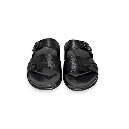 Leather Slippers for Men – Soft PU Sole