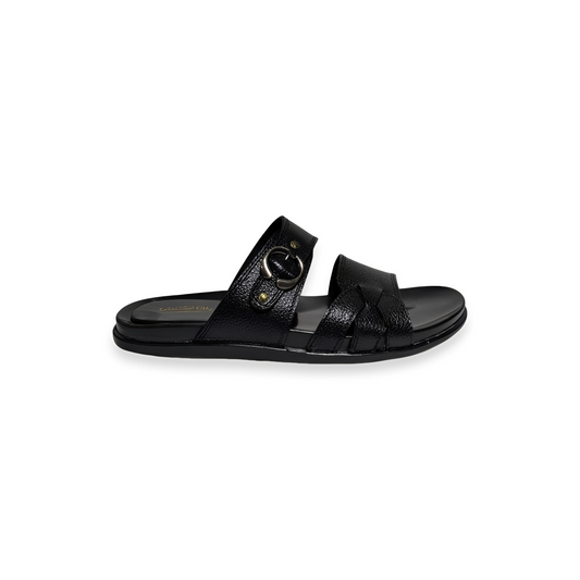 Leather Slippers for Men – Soft PU Sole