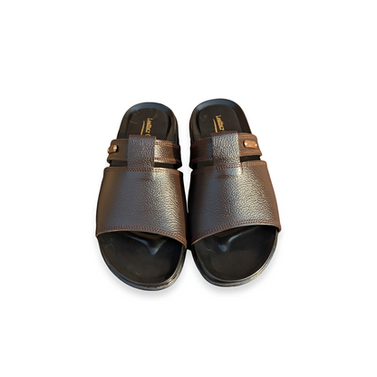 Handmade Leather Slippers – Soft PU Sole
