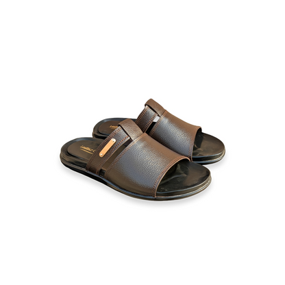 Handmade Leather Slippers – Soft PU Sole
