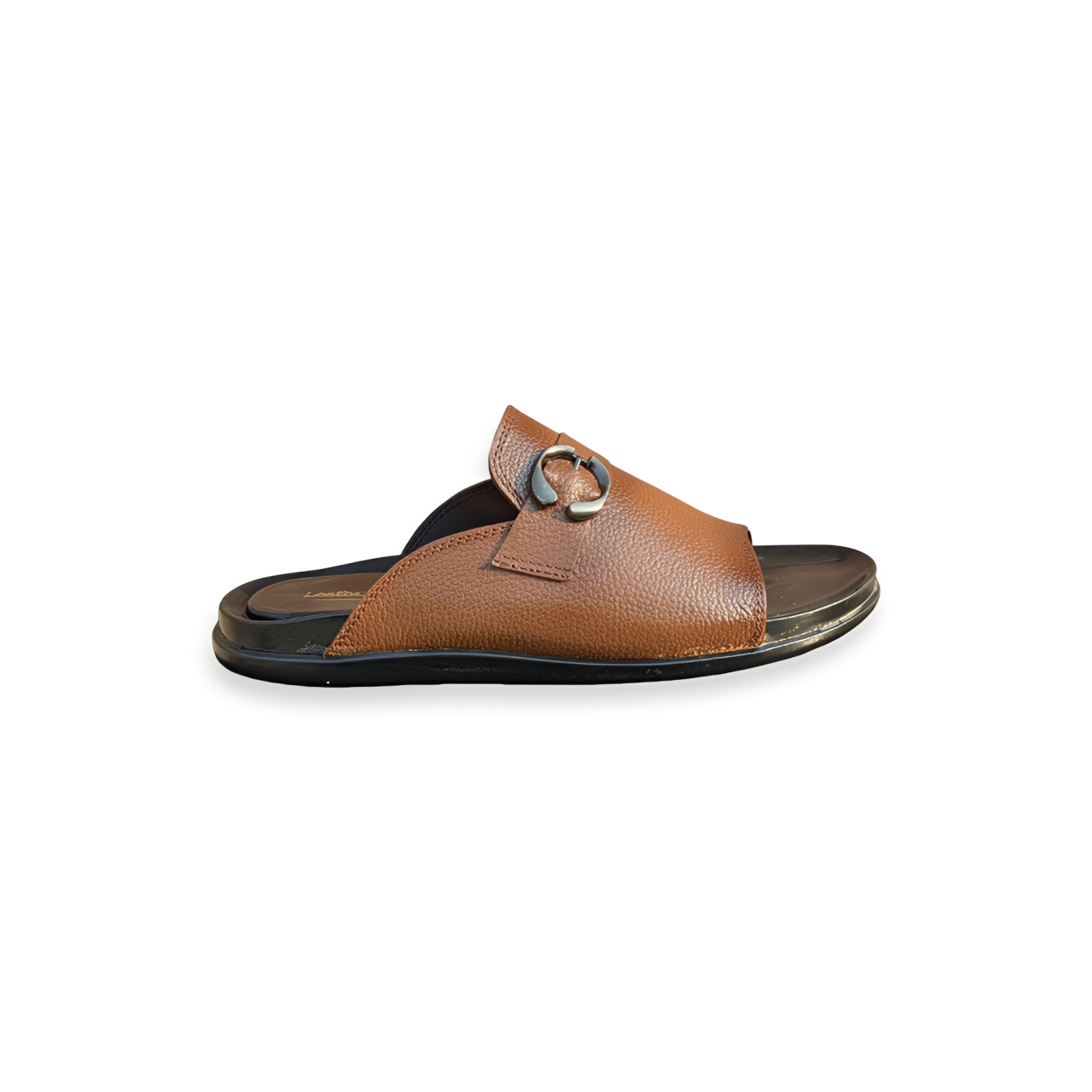 Designer Leather Slippers for Men – Soft PU Sole Chappal