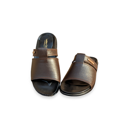 Handmade Leather Slippers – Soft PU Sole