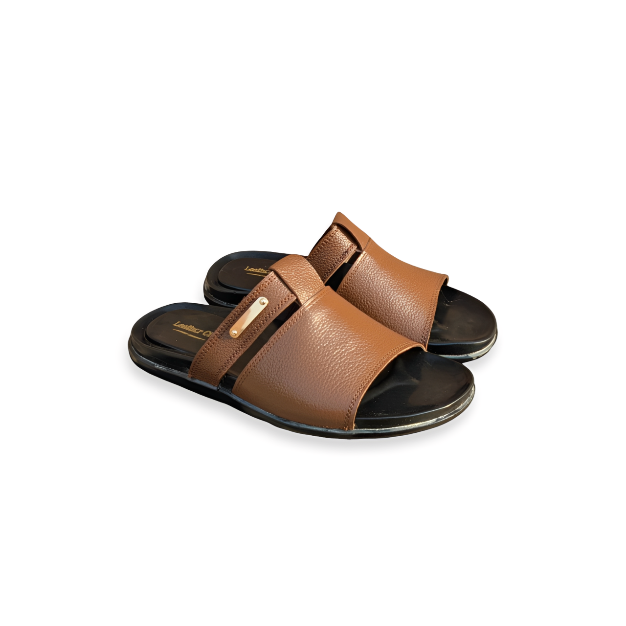 Handmade Leather Slippers – Soft PU Sole
