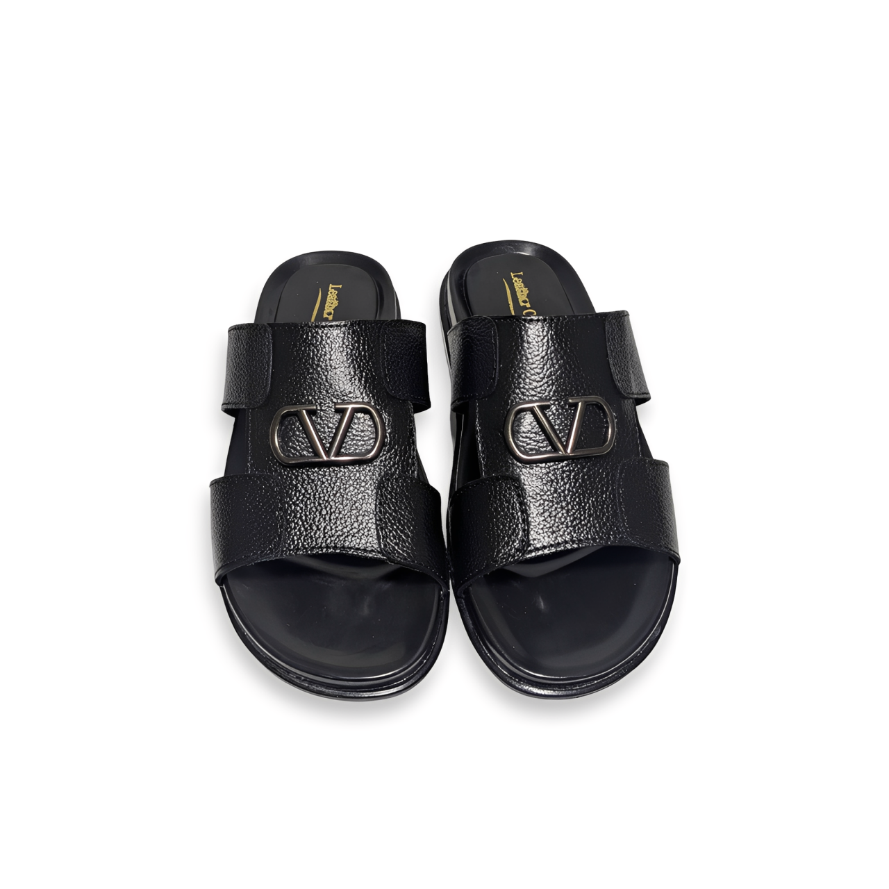 Handmade Leather Slipper for Men - Soft PU Sole
