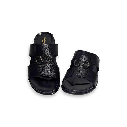 Handmade Leather Slipper for Men - Soft PU Sole