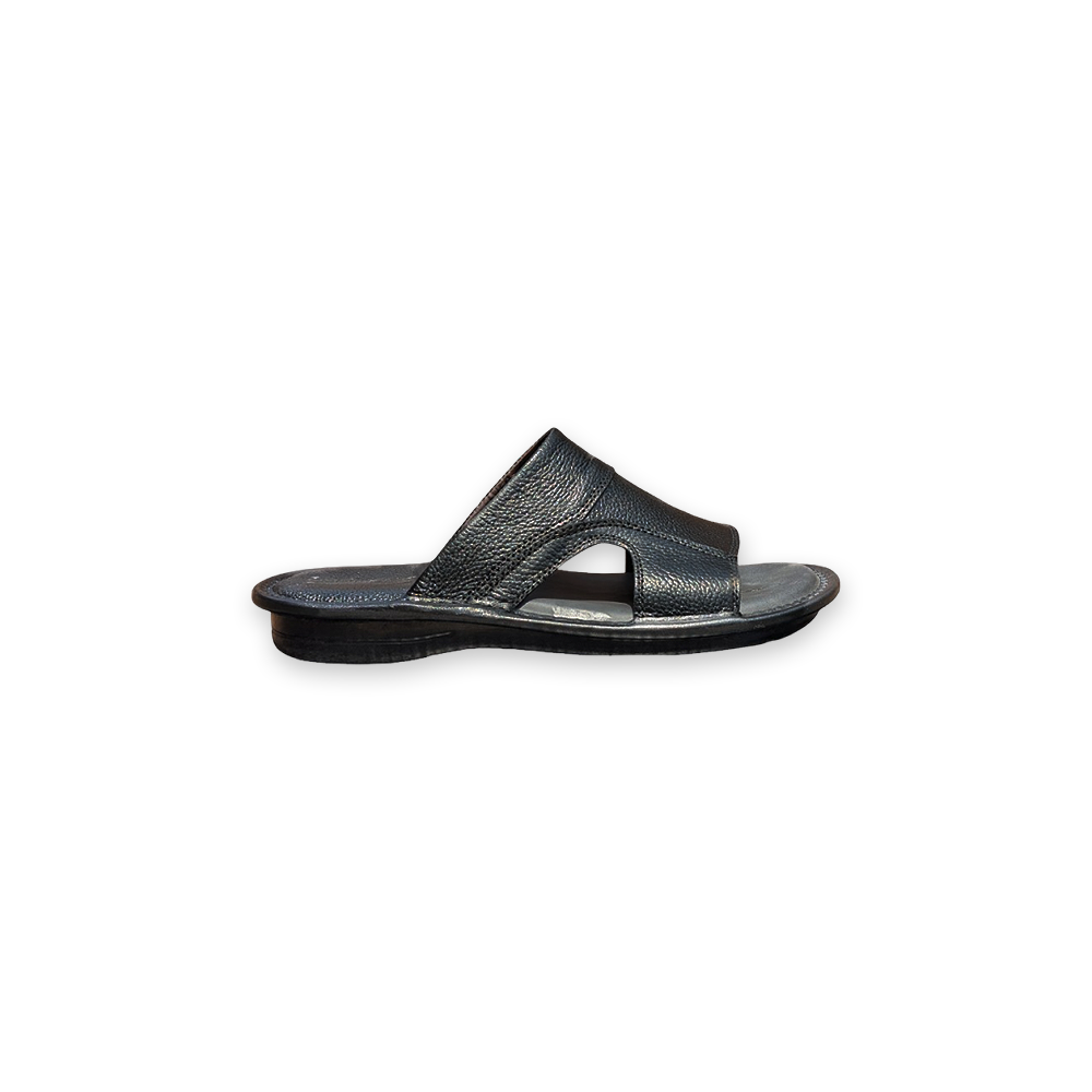 Leather Slippers for Men – Soft PU Sole