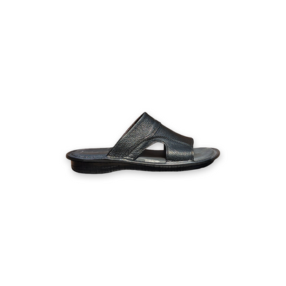 Leather Slippers for Men – Soft PU Sole