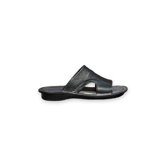 Leather Slippers for Men – Soft PU Sole