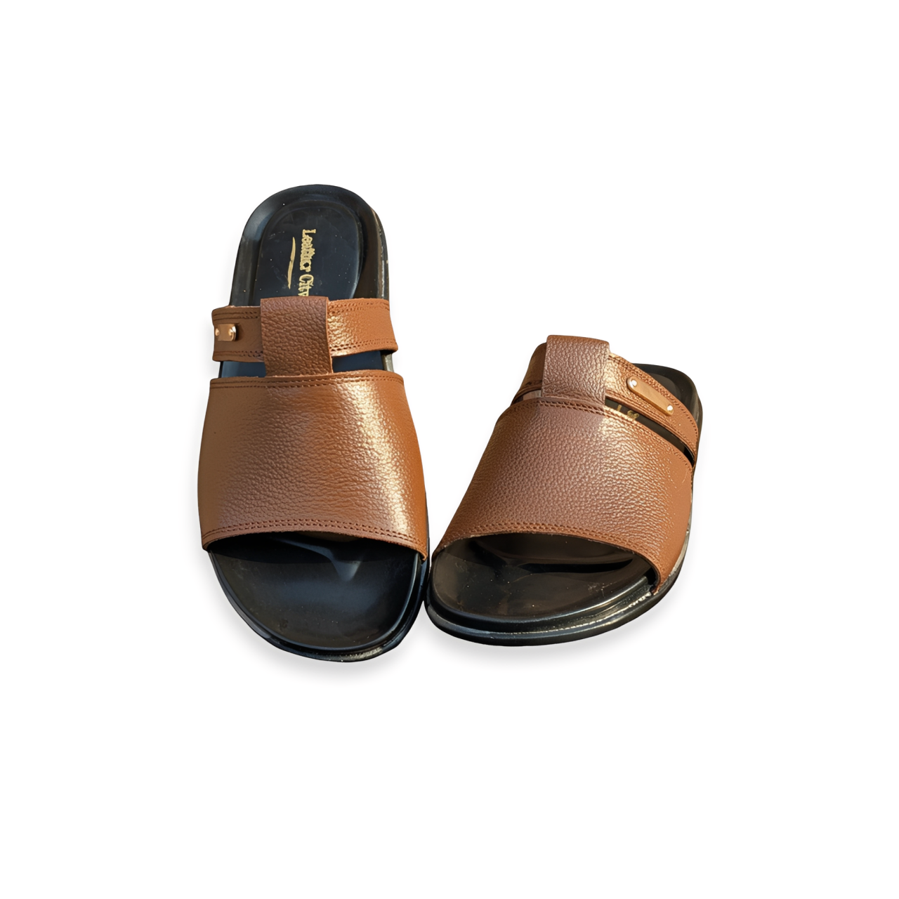 Handmade Leather Slippers – Soft PU Sole