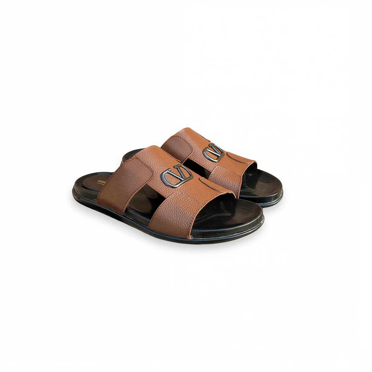 Handmade Leather Slipper for Men - Soft PU Sole