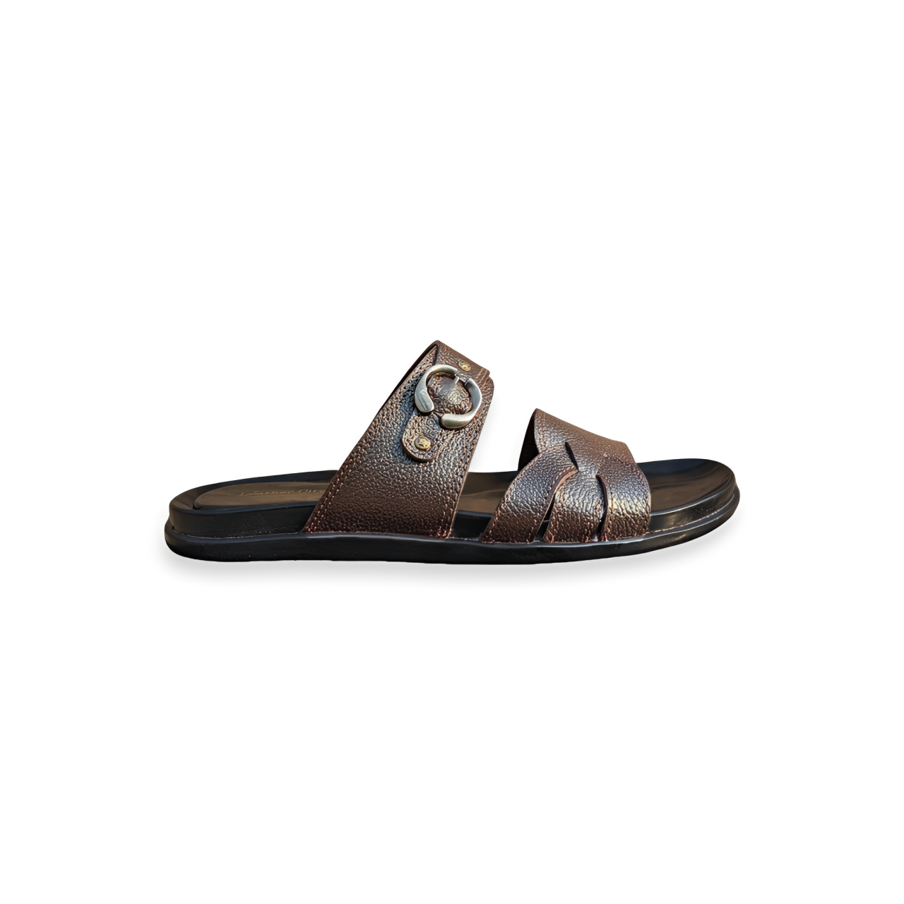 Leather Slippers for Men – Soft PU Sole