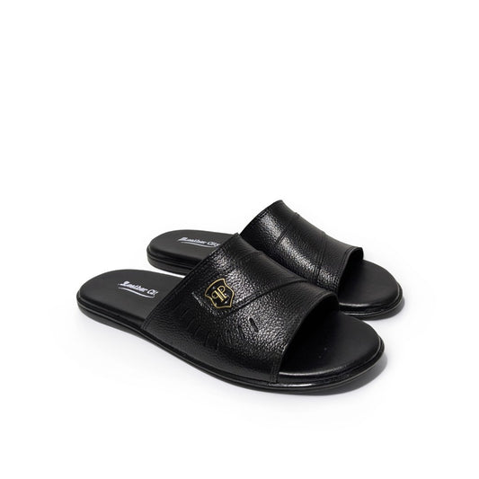 Luxury Leather Slippers for Men – Lightweight Slides