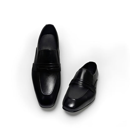 Premium Italian Shape Leather Penny Loafers for Men – Handmade Genuine Leather Shoes