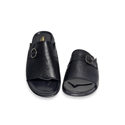 Designer Leather Slippers for Men – Soft PU Sole Chappal