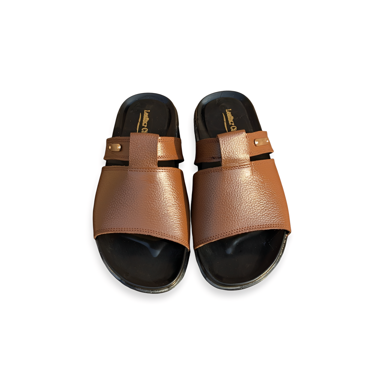 Handmade Leather Slippers – Soft PU Sole